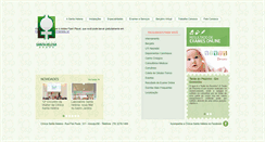 Desktop Screenshot of clinicasantahelena.com.br